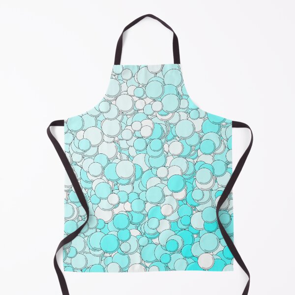 Item preview, Turquoise and White Bubbles designed and sold by MathenaArt.