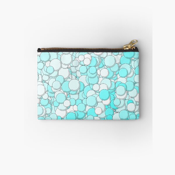 Item preview, Turquoise and White Bubbles designed and sold by MathenaArt.