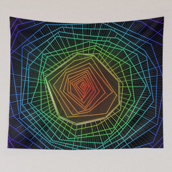Item preview, Rainbow Geometric Spiral designed and sold by Caroline  Fletcher.