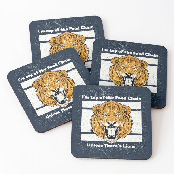Item preview, You're top of the food chain - unless there's Lions! designed and sold by LidaRayArt.