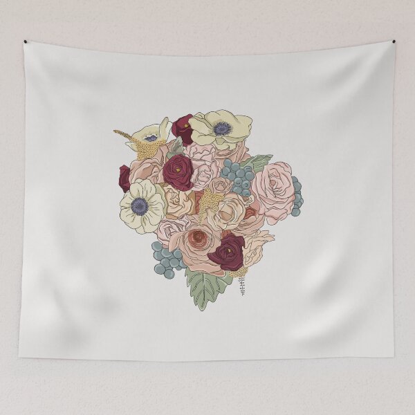 Item preview, Botanical nature flowers designed and sold by ZainabStudio.