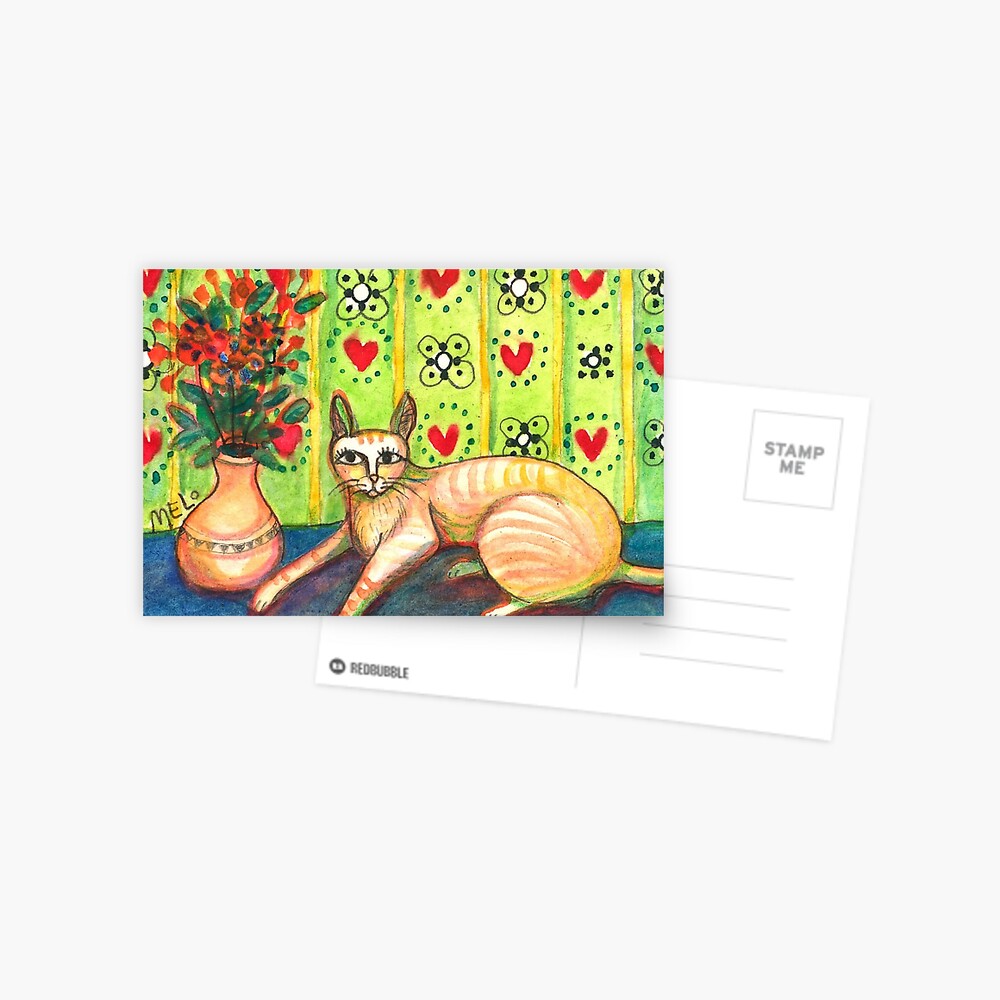 Indoor Cat Postcard