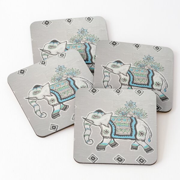 Item preview, Blue and Green Elephant designed and sold by EmilyAmeliaArt.