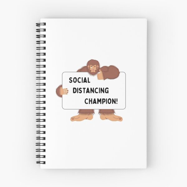 Item preview, Funny Bigfoot social distancing champion designed and sold by ShopSpot.
