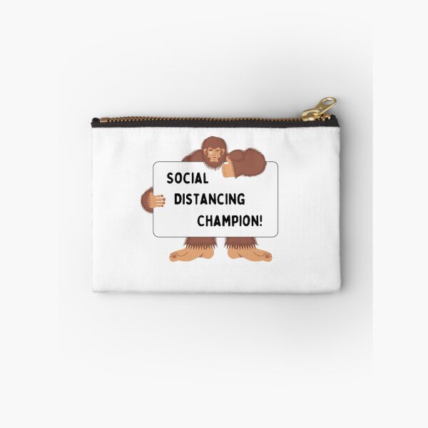 Item preview, Funny Bigfoot social distancing champion designed and sold by ShopSpot.