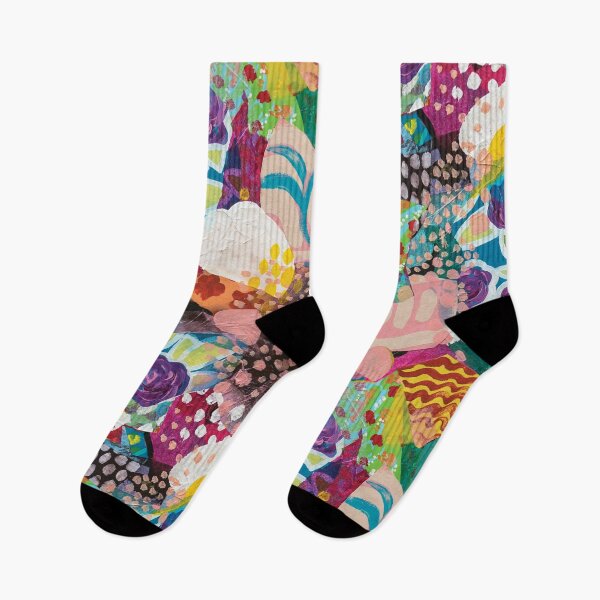 Item preview, Artsy Brush Strokes Pattern Collage designed and sold by Sarah Downen.