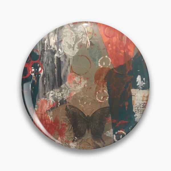 Item preview, Mother Mary - Teal and Vermillion Mixed Media designed and sold by Angela  Swanson.