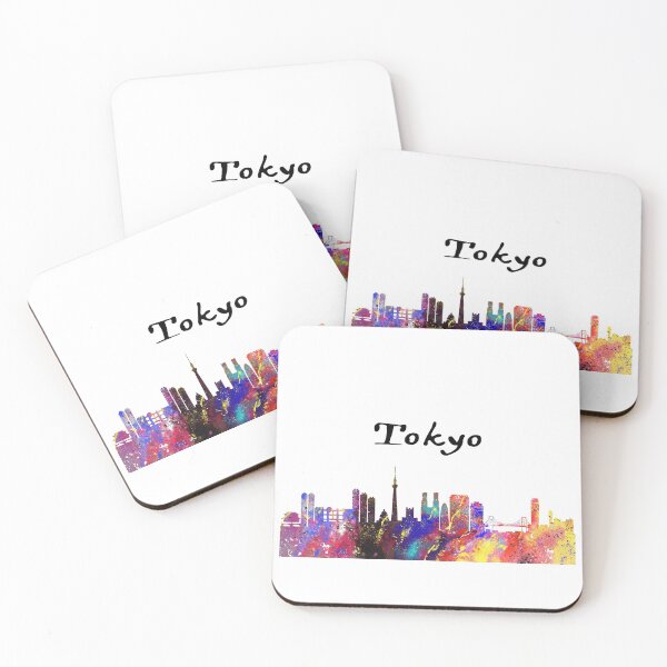 Item preview, Tokyo Water Colour Vector Quote Art Design Inspira designed and sold by vividpixelusa.