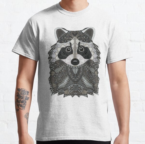 Ornate Raccoon Classic T-Shirt