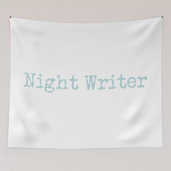 Item preview, Night Writer in Sea Green designed and sold by TeaRoseWriter.