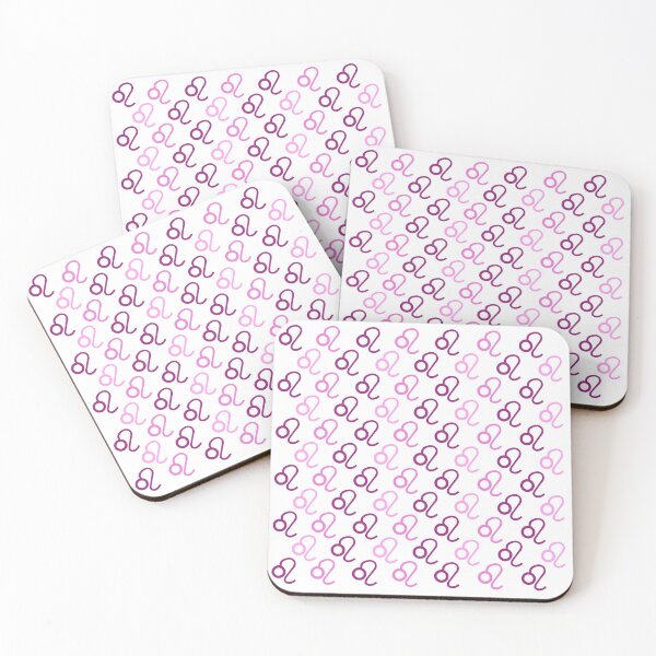 Item preview, Copy of Pink Lion Sign Pattern, Zodiac Symbol White Background designed and sold by Stéphane  Thirion.