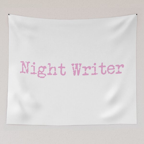 Item preview, Night Writer in Pink designed and sold by TeaRoseWriter.