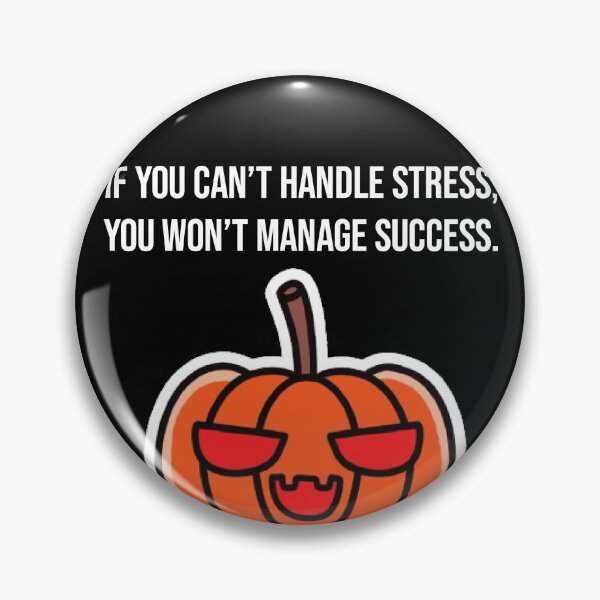 Item preview, Funny pumpkin encourages you handling stress for success designed and sold by Aura-E.