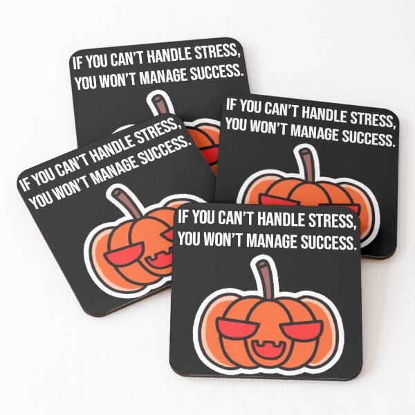 Item preview, Funny pumpkin encourages you handling stress for success designed and sold by Aura-E.