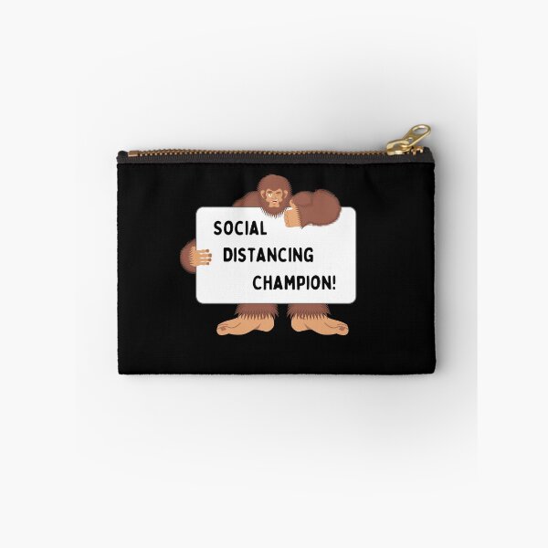 Item preview, Funny Bigfoot social distancing champion designed and sold by ShopSpot.