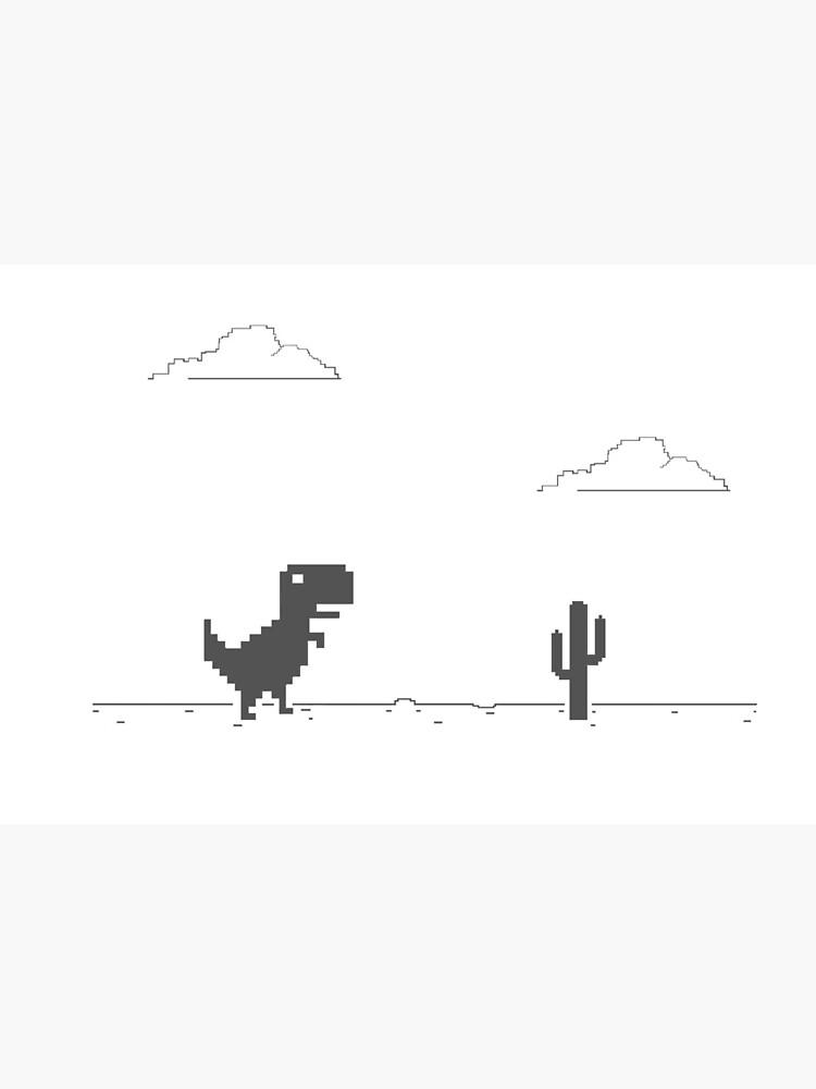 Offline T-Rex Game - Google Dino Run Kids T-Shirt for Sale by