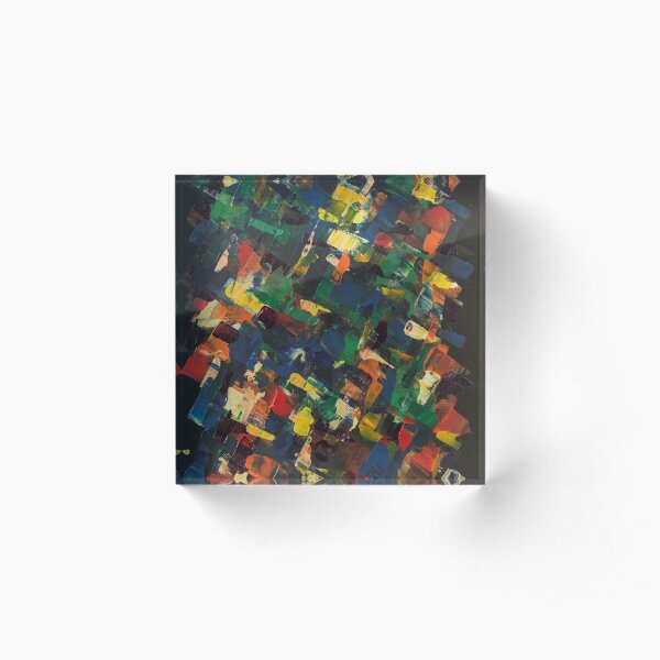 Kaleidoscope of Color Acrylic Block