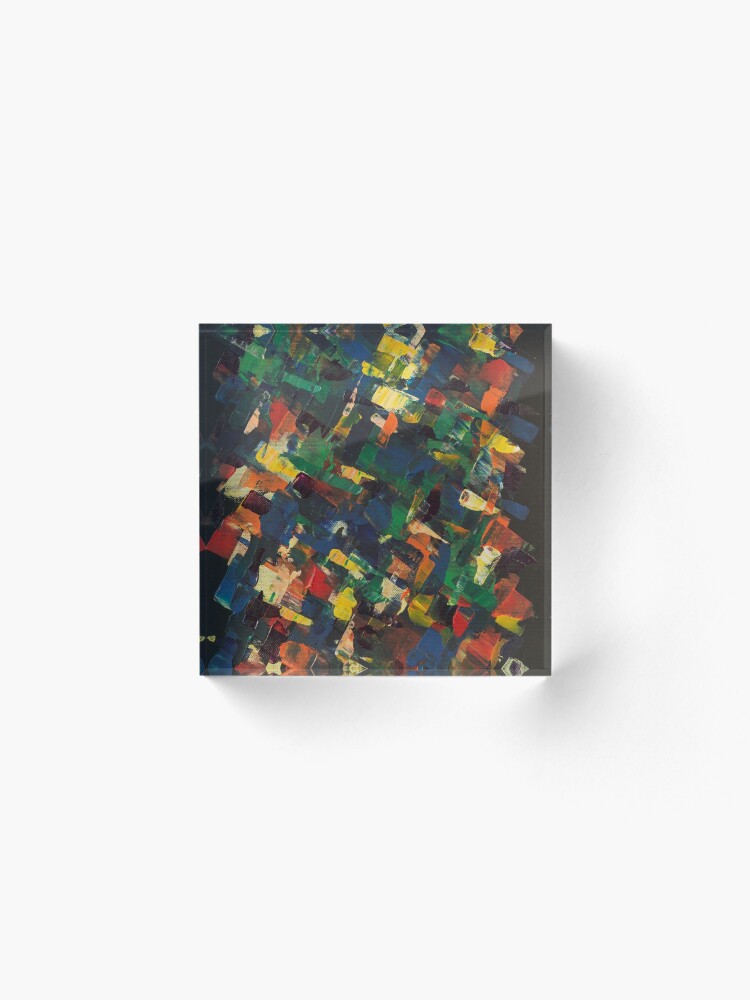 Alternate view of Kaleidoscope of Color Acrylic Block