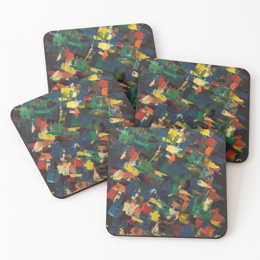 Kaleidoscope of Color Coasters (Set of 4)