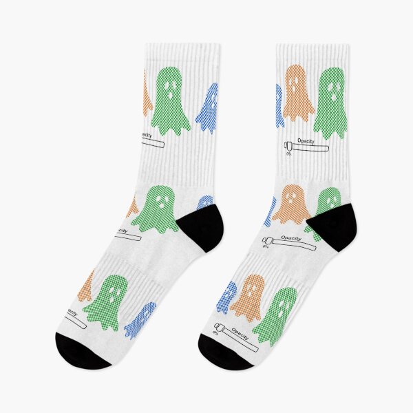Item preview, Zero Opacity Ghosts (Blue/Orange/Green/Black) designed and sold by dezanli.