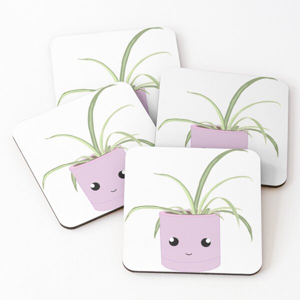 Item preview, Cute Spider Plant with Face designed and sold by EttieTheYettie.