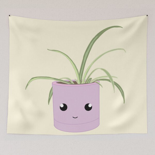 Item preview, Cute Spider Plant with Face designed and sold by EttieTheYettie.