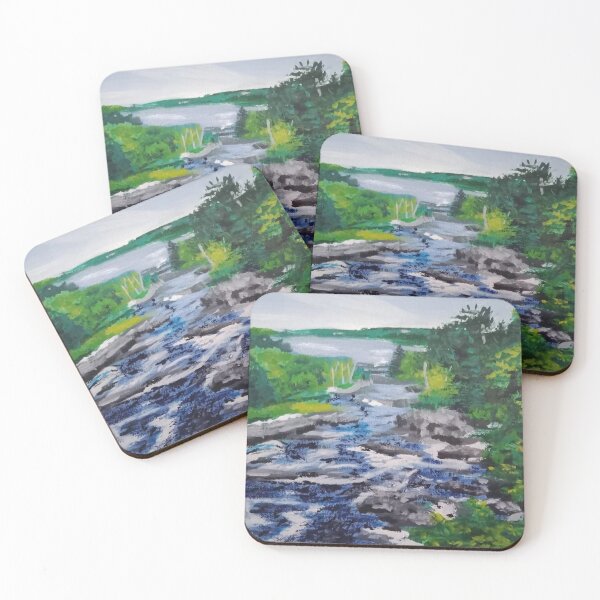 Item preview, Canadian Stream Landscape designed and sold by EmilyAmeliaArt.