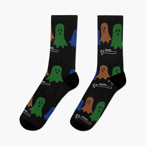 Item preview, Zero Opacity Ghosts (Blue/Orange/Green/White) designed and sold by dezanli.
