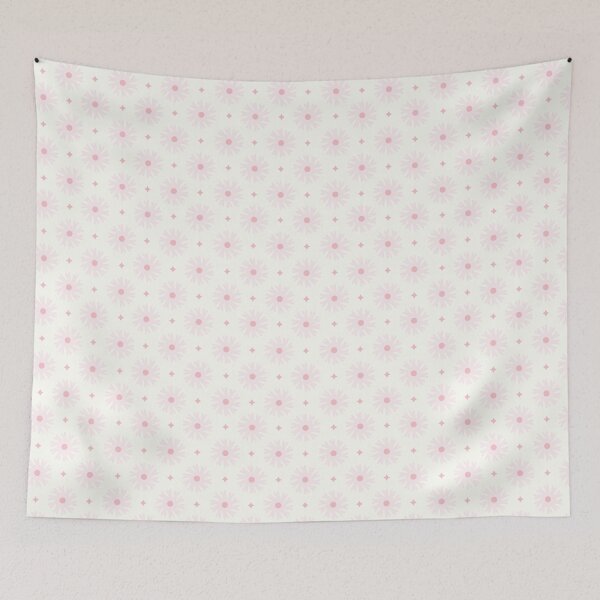 Item preview, Minimalist Pink Floral Pattern designed and sold by Smart-Art-Hive.