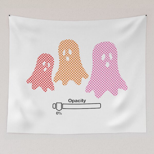 Item preview, Zero Opacity Ghosts (Red/Orange/Pink/Black) designed and sold by dezanli.