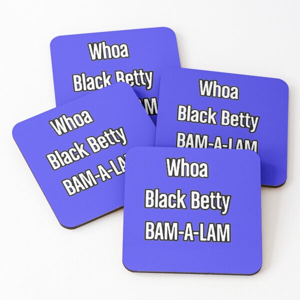 Item preview, Whoa Black Betty Wham a Bam Alam designed and sold by SwampfoxDesign.