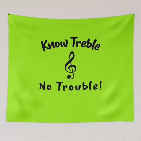 Item preview, Know Treble - No Trouble! Music Piano Band Orchestra designed and sold by musicmusicpin.