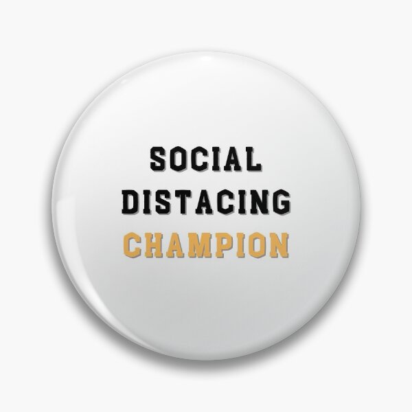 Item preview, Funny Bigfoot social distancing champion designed and sold by ShopSpot.