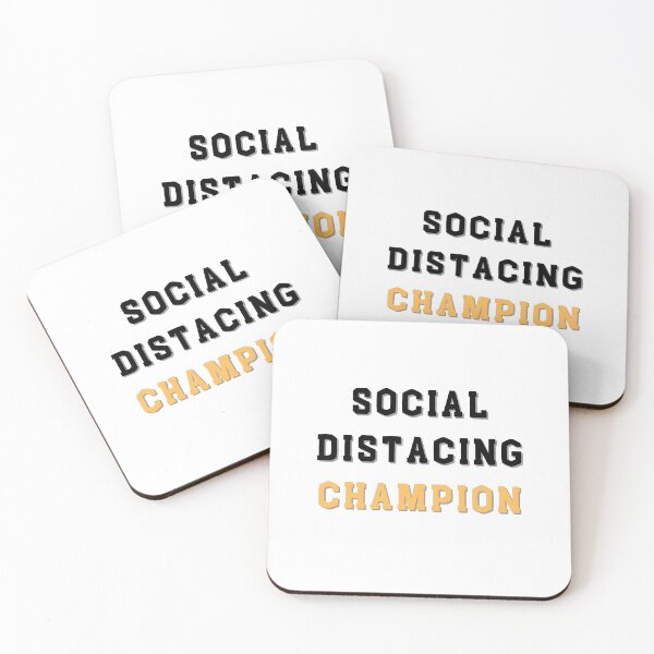 Item preview, Funny Bigfoot social distancing champion designed and sold by ShopSpot.