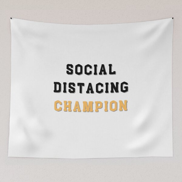Item preview, Funny Bigfoot social distancing champion designed and sold by ShopSpot.