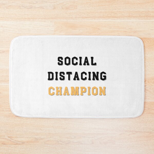 Item preview, Funny Bigfoot social distancing champion designed and sold by ShopSpot.