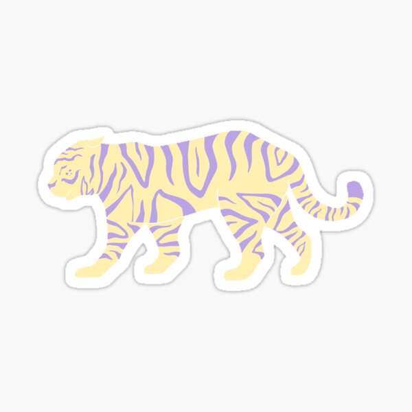 Item preview, Purple and Gold Tiger  designed and sold by pink-cactus-sc.