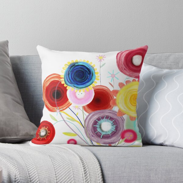 Kess InHouse EBI Emporium Bloom On Tropical Green Blue 23 x 23 Square Floor Pillow Kess InHouse EBI Emporium Bloom On Tropical Green Blue 23 x 23 Square Floor Pillow