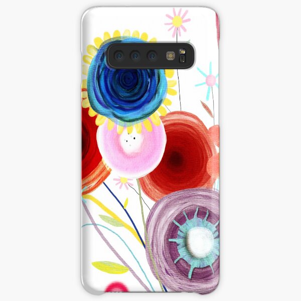 Paris Wedding Bouquet Peony Floral Designer Funda rígida para Samsung Galaxy