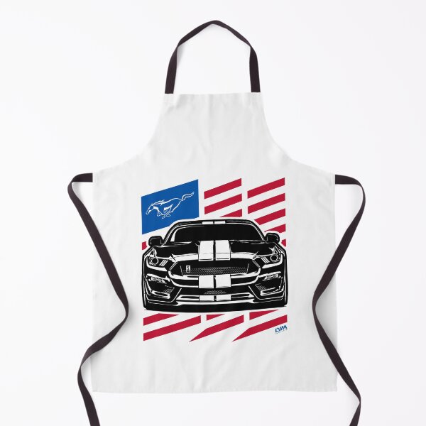 Aperçu de l'œuvre Poney drapeau américain Mustang GT350 créée et vendue par leaveyourmark.