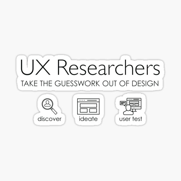 Item preview, UX Researchers Take Guesswork Out of Design designed and sold by GoldenVibesShop.