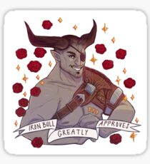 Iron Bull Approval - Dragon Age Sticker