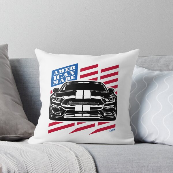 Aperçu de l'œuvre Mustang GT350 drapeau américain fabriqué aux États-Unis créée et vendue par leaveyourmark.