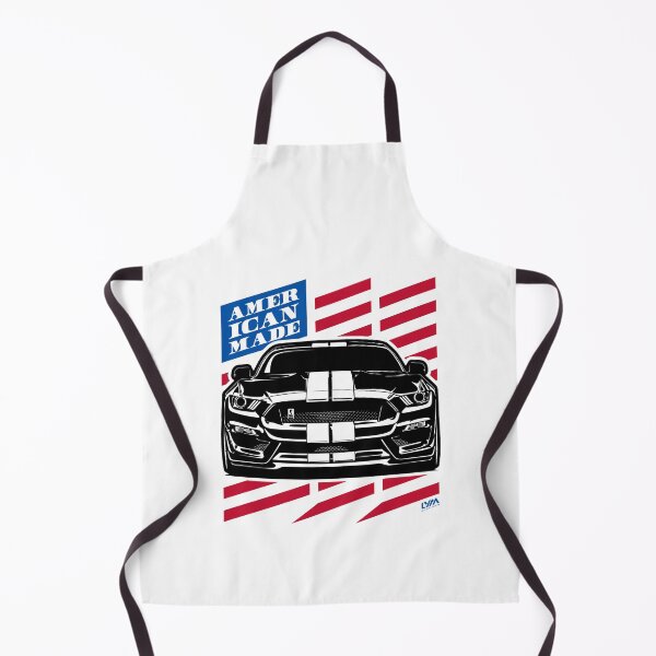 Aperçu de l'œuvre Mustang GT350 drapeau américain fabriqué aux États-Unis créée et vendue par leaveyourmark.