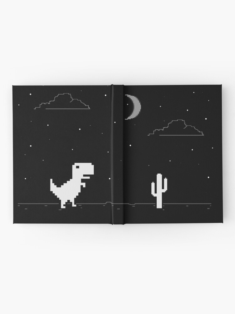 Night Offline T-Rex Game - Google Dino Run Poster for Sale by