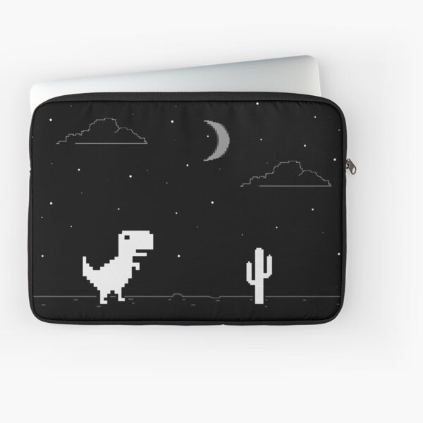 Aperçu de l'œuvre Jeu T-Rex hors ligne de nuit - Google Dino Run créée et vendue par Livity.