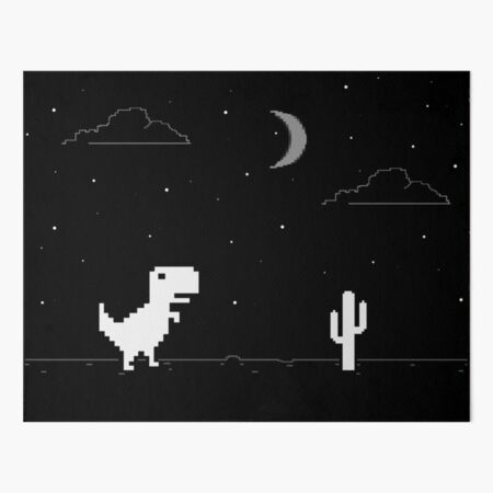 Dino run Art  The night that all went wrong by ThatOneWindBoi on