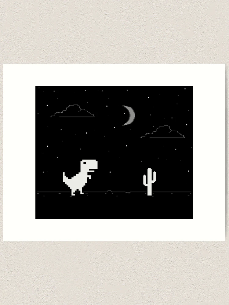 Dino Runner Art Board Print for Sale by denisn