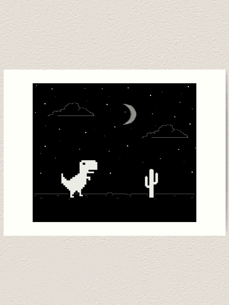 Offline T-Rex Game - Google Dino Run | Canvas Print