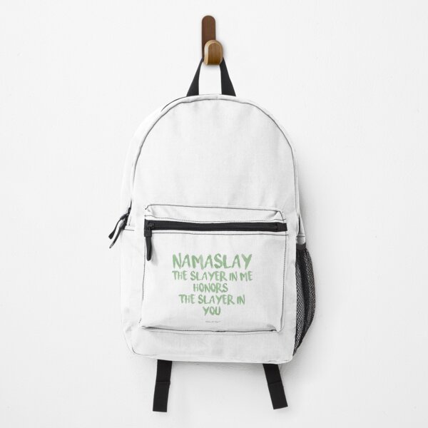 State Of Slay™ - The Slayer In Me Honors The Slayer In You Watercolor Series Green Backpack